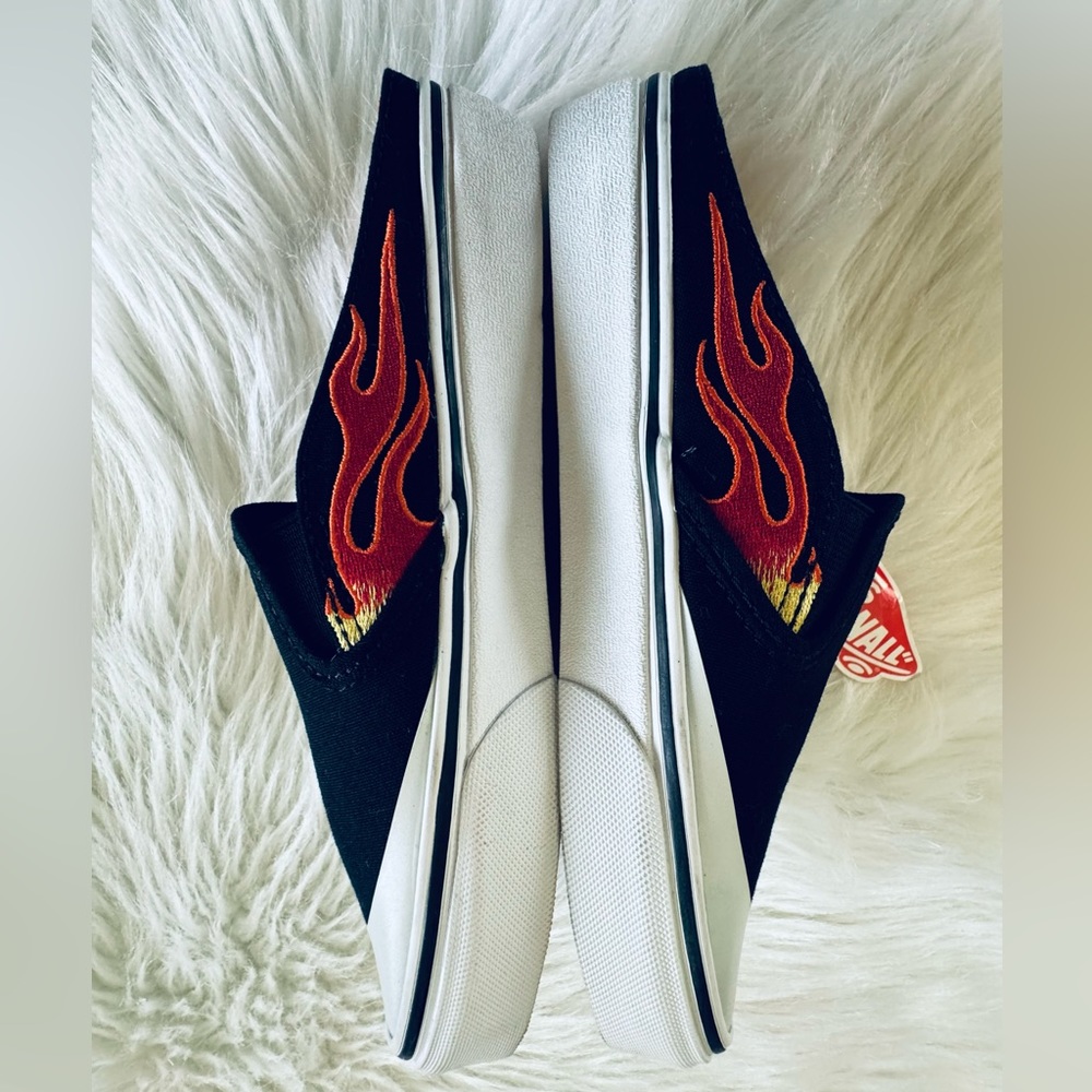 Vans x ASAP Rocky World Wide Flame Classic Slip On Mule Women’s 6.5 / Men’s 5 - Picture 6 of 12